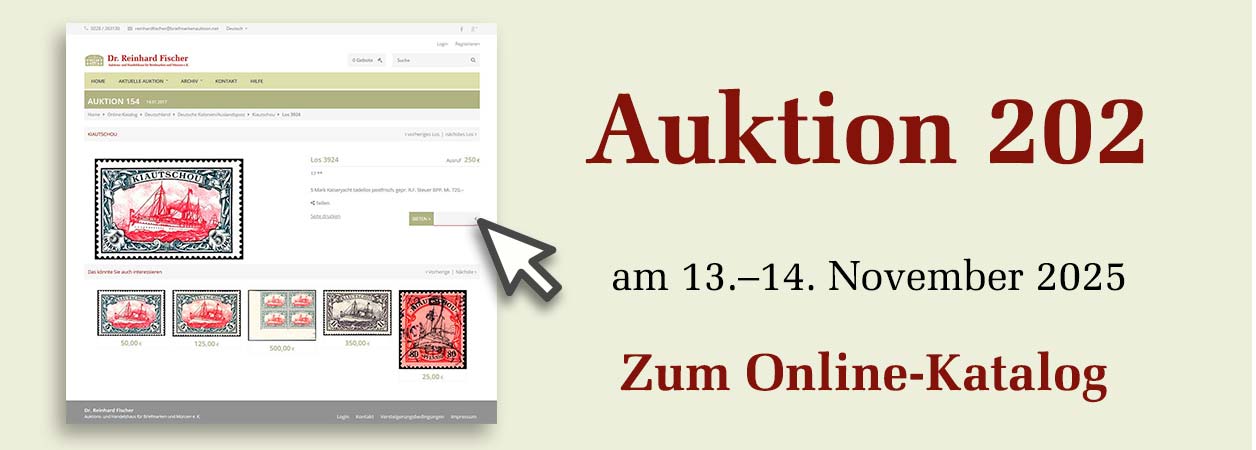 Lose der Auktion am 13.-14. November 2025